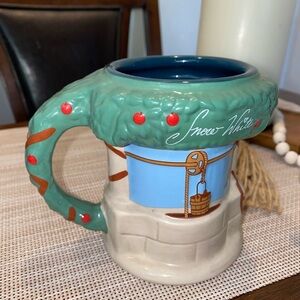 Disney Parks Snow White Wishing Well Mug The Kindest One of All Sculpted Cup